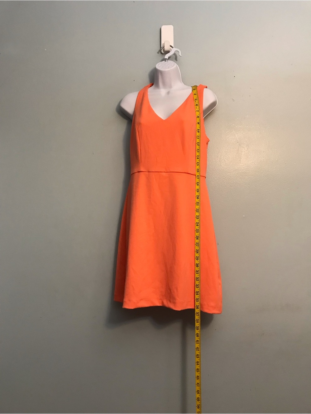 BCBGeneration Deep V coral Dress
